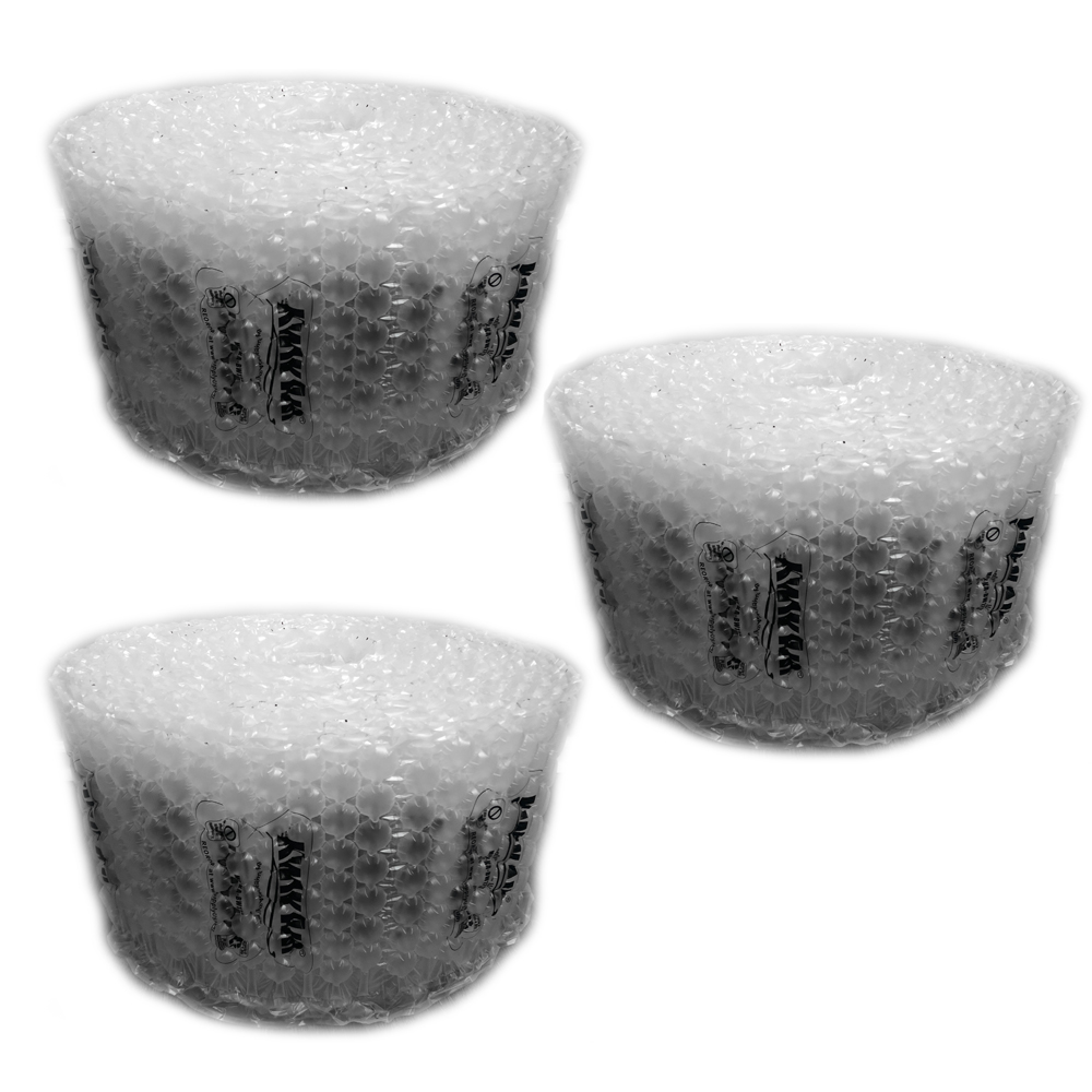 KwikAir® Bubble Cushion Wrap Roll 225 feet x 12 inch LARGE 1/2 inch Bubbles Perforated Every 10 inches