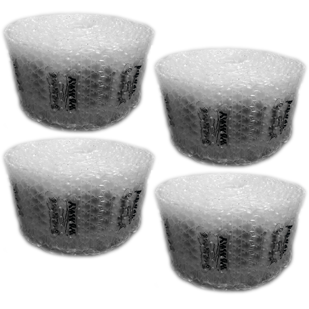 KwikAir® Bubble Cushion Wrap Roll 300 feet x 12 inch LARGE 1/2 inch Bubbles Perforated Every 10 inches