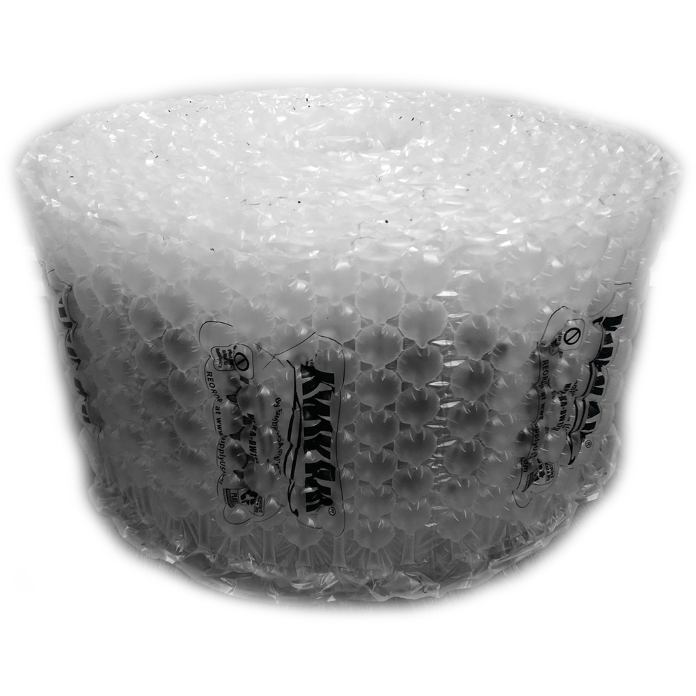 KwikAir® Bubble Cushion Wrap Roll 75 feet x 12 inch LARGE 1/2 inch Bubbles Perforated Every 10 inches