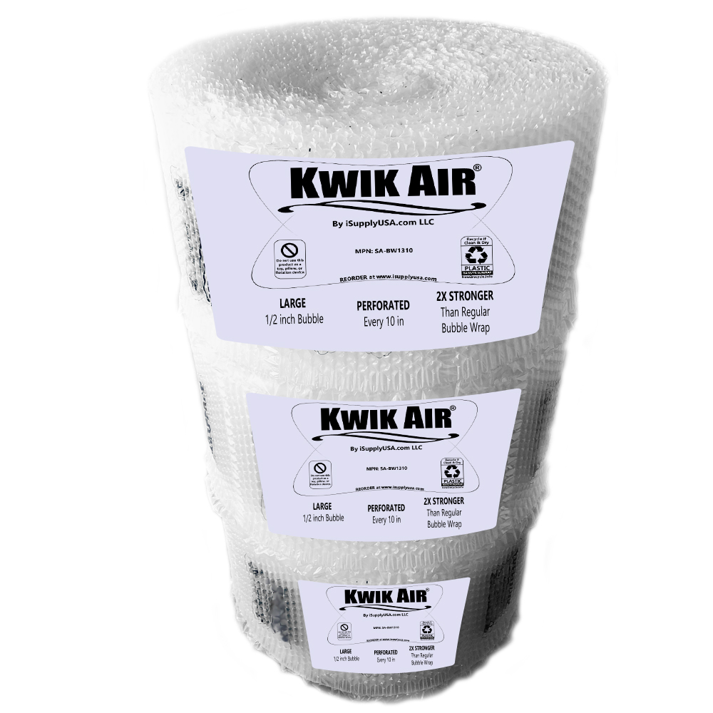 SpeedAir SA84PF-40 4x8 Air Pillows 40 GALLON Void Fill Packaging Shipping Packing Peanuts Cushion Prefilled With Air - 330 Count