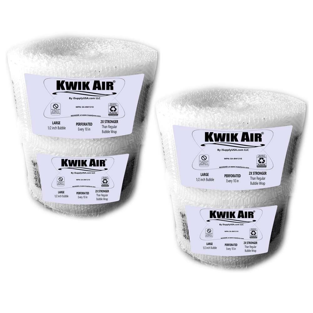 SpeedAir SA84PF-40 4x8 Air Pillows 40 GALLON Void Fill Packaging Shipping Packing Peanuts Cushion Prefilled With Air - 330 Count